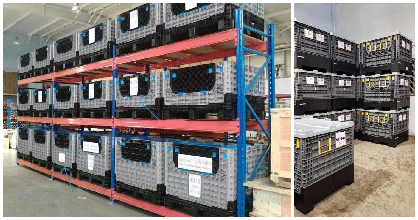 plastic  folding bulk container