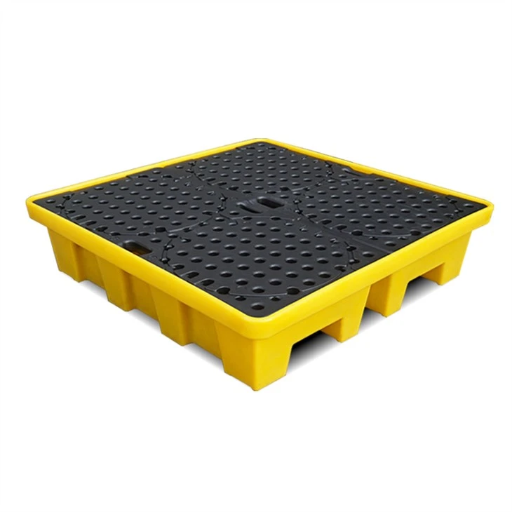 LLDPE morspallet met 4 vaten