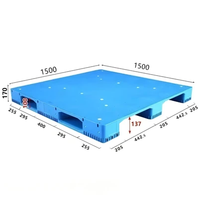 Waterdichte 1515 lasbare pallet voor textielfabriek